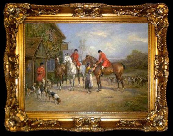framed  unknow artist Classical hunting fox, Equestrian and Beautiful Horses, 175., ta009-2